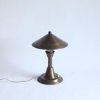 Art Deco Brass Desk Lamp, 1930S thumbnail 3