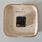 Vintage Keramieke Klok Staiger Quartz Oranje Klok Jaren 70 thumbnail 4