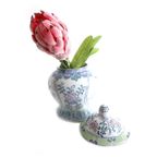 Vintage Set Van 2 Chinese Gemberpotten, Jaren '70 thumbnail 2
