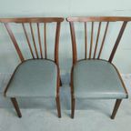 Spijlstoelen Midcentury Modern (set) thumbnail 2