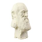 Grote Klassieke Buste Oude Man Met Baard Gips 50cm thumbnail 9