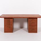 1960’s Danish Mid-century Modern Teak Desk From Frode Holm thumbnail 2