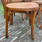 6 + 1 Baumann Bistrostoelen Keukenstoeln Café Stoelen Frans thumbnail 12