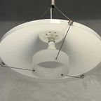 Jaren 70 Hanglamp Vintage Design Retro Lamp Wit Kunststof thumbnail 7