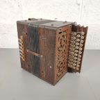 Antieke Houten Accordeon M. Hohner thumbnail 5