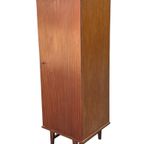 Vintage Compacte Kledingkast Wandrobe Jaren 60 Teak Kast thumbnail 17