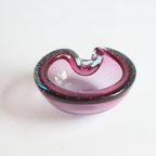 Purple Murano Bubble Glass Trinket Bowl, 1960S thumbnail 4