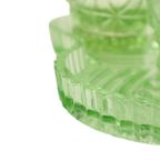 Groene Kristallen Toiletset Boudoirset Art Deco Stijl Parfum thumbnail 11