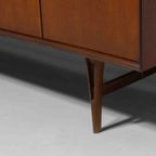 Minimalistische Mid-Century Dressoir In Teak Door Van Pelt, België 1960S thumbnail 10