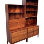 Vintage Wandmeubel Boekenkast Palissander Jaren 70 Design thumbnail 18