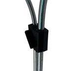 Dijkstra - Rare Model - Space Age Design / Mcm Floor Lamp With Two Arcs - Smoked Acrylic thumbnail 3