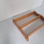 Vintage Houten Boekenrek Wand Planken. thumbnail 6