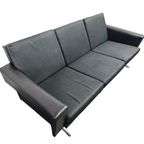 Vintage Jaren 70 Zetel / Canapé / Couch Met Chromen Frame thumbnail 2