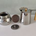 Vintage Postmoderne Gb Kitty Oro Guido Bergna Mokka Pot thumbnail 3