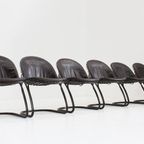 Vintage Eetkamer Stoelen Gastone Rinaldi Voor Thema Italy, Jaren 70, Set Van 6 thumbnail 4