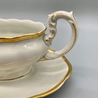 Koenigszelt Vintage Sauskom Sauciere Roomwit/goud thumbnail 10