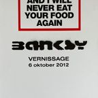 Exhibition Poster Banksy, Vernissage 2012, Put A Menu, Still Kicking Gallery, Malmo thumbnail 8