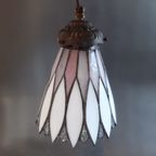 French Art Deco Bird Lamp With Tiffany Dome thumbnail 3