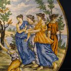 Prachtige Napolitaanse Maiolica thumbnail 13