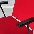 Gispen | Vintage 1401 Fauteuil Wim Rietveld Armstoel Rood thumbnail 6