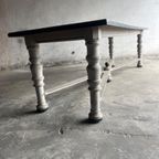 Grey Wood Monastery Table thumbnail 7