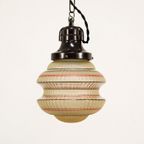 Antieke Art-Deco Hanglamp thumbnail 5