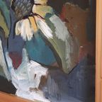 * Vintage Schilderij Zonnebloemen Olieverf Op Doek thumbnail 7