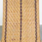 Geweldige Brocante Inklapbare Vintage Franse Rotan Lounge Fauteuil/ Deckchair thumbnail 8