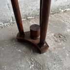 Antique Marble Top Pedestal Table thumbnail 8
