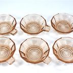 Vintage Schaaltjes Roze Glas thumbnail 4