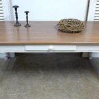 Prachtige Witte Landelijke Eettafel 190 Bij 88 Cm thumbnail 2