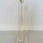 Lucite Vintage Transparante Plexiglas Lamp thumbnail 2