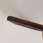 Antiek Lijstje Met Geborduurd Werkje Paddestoelen Schilderij thumbnail 2