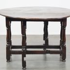 Zeer Mooie Antieke Eikenhouten Engelse Gateleg Tafel Met Een Uitmuntend Patina thumbnail 5