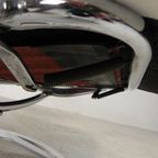 Leolux Fauteuil, Draaistoel Met Wit Lederen Bekleding, Jaren 60 thumbnail 27