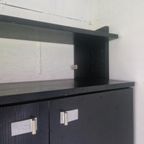 Vintage Wandmeubel Met Kastjes Design. thumbnail 10