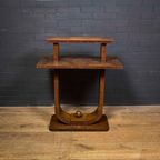 Art Deco Bijzettafel Walnootfineer thumbnail 9