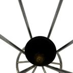 Vintage Paraplubak Chroom Rond Zwart Nederlands Art Deco thumbnail 8