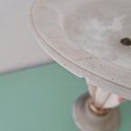Albast Eind 19e Eeuws Tazza Schaal Met Vogels. thumbnail 3