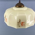 Art Deco Hanglamp Met Rode Bloemen Periode 1920 – 1940 thumbnail 9