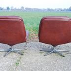 Vintage Fauteuils (3) Met Hocker (2) thumbnail 4