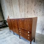 Vintage Xl Halfhoge Kast / Highboard / Buffetkast thumbnail 4