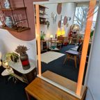 Grote Vintage Spiegel Met Verlichting Jaren 70 thumbnail 4