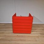 Vitra Alcove Plume - Fauteuil - Rood - Stof - Design thumbnail 2