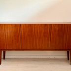 Vintage Strak Sideboard Tv-Meubel Teak Jaren 60 thumbnail 6