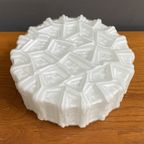 White Glass Ceiling Lamp By Peil & Putzler thumbnail 2