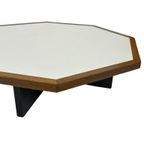 Vintage Salontafel Achthoek Design Jaren 70 Wenge Octagon thumbnail 19