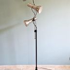 Vintage Vloerlamp Met 3 Chroom Metalen Spots, Jaren 70 thumbnail 2