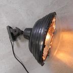 Franse Straatlamp, Wandlamp Koper - Gietijzer, Jaren 30 thumbnail 5