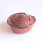 Takaoka Shikki Lacquerware Seabream Bonbonniere Box, Japan 1920S thumbnail 9